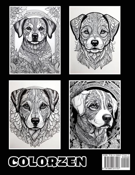 Produktbild: Labrador Serenity Mandalas