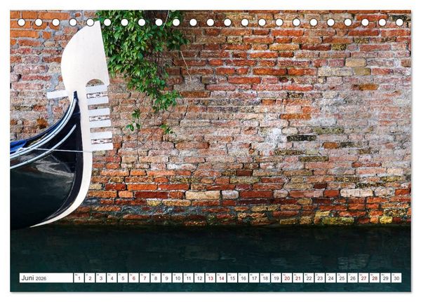 Produktbild: Venedig - pittoreske Sch&ouml;nheit (Tischkalender 2026 DIN A5 quer), CALVENDO Monatskalender