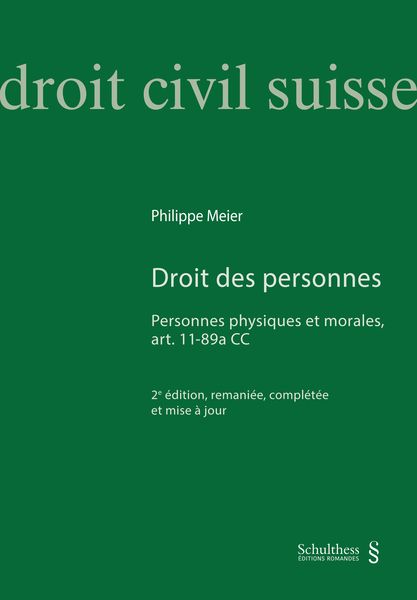 Produktbild: Droit des personnes