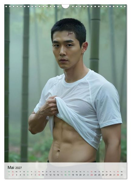 Produktbild: Echte Kerle &ndash; K-Drama Stil (Wandkalender 2027 DIN A3 hoch), CALVENDO Monatskalender