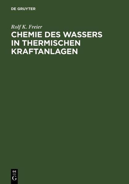 Produktbild: Chemie des Wassers in Thermischen Kraftanlagen