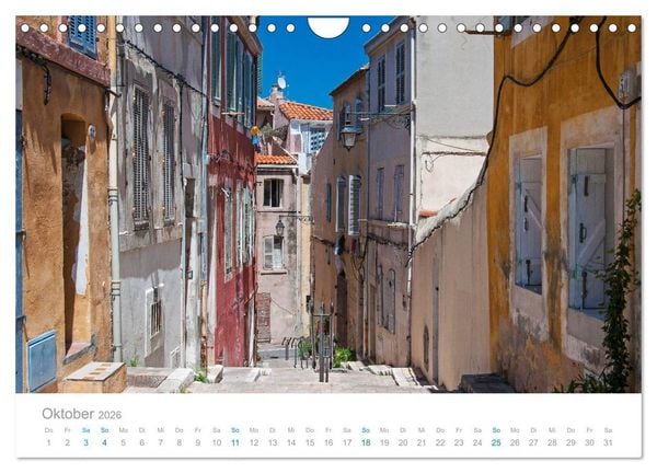Produktbild: Marseille Maritime Metropole (Wandkalender 2026 DIN A4 quer), CALVENDO Monatskalender