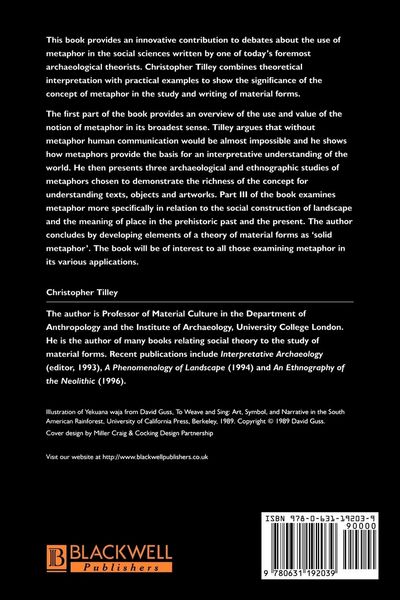 Produktbild: Metaphor and Material Culture