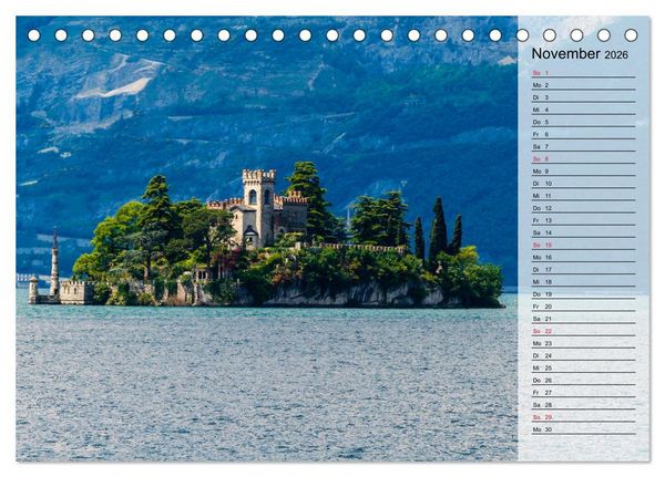 Produktbild: Impressionen vom Iseosee (Tischkalender 2026 DIN A5 quer), CALVENDO Monatskalender