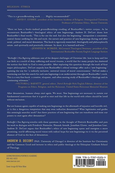 Produktbild: Bonhoeffer's New Beginning