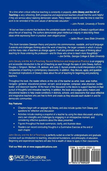 Produktbild: John Dewey and the Art of Teaching