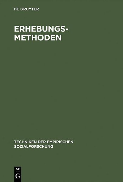 Produktbild: Erhebungsmethoden