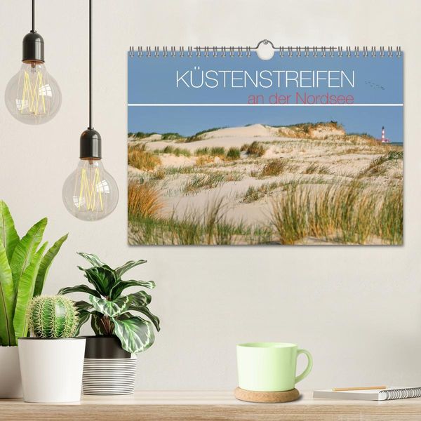 Produktbild: K&uuml;stenstreifen an der Nordsee (Wandkalender 2026 DIN A4 quer), CALVENDO Monatskalender