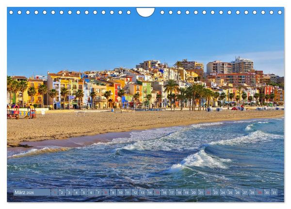 Produktbild: Costa Blanca - Die wei&szlig;e K&uuml;ste Spaniens (Wandkalender 2026 DIN A4 quer), CALVENDO Monatskalender