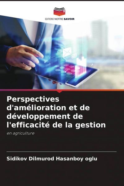 Produktbild: Perspectives d'am&eacute;lioration et de d&eacute;veloppement de l'efficacit&eacute; de la gestion