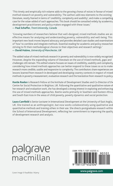 Produktbild: Mixed Methods Research in Poverty and Vulnerability