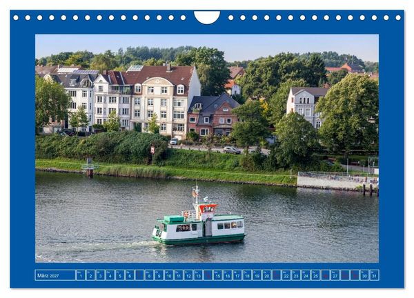 Produktbild: Unterwegs auf dem Nord-Ostsee-Kanal (Wandkalender 2027 DIN A4 quer), CALVENDO Monatskalender