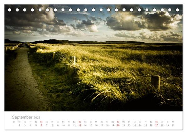 Produktbild: Sylt im Herbst (Tischkalender 2026 DIN A5 quer), CALVENDO Monatskalender