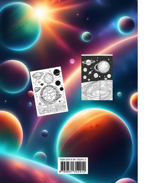 Produktbild: Outer Space Planets Coloring Book