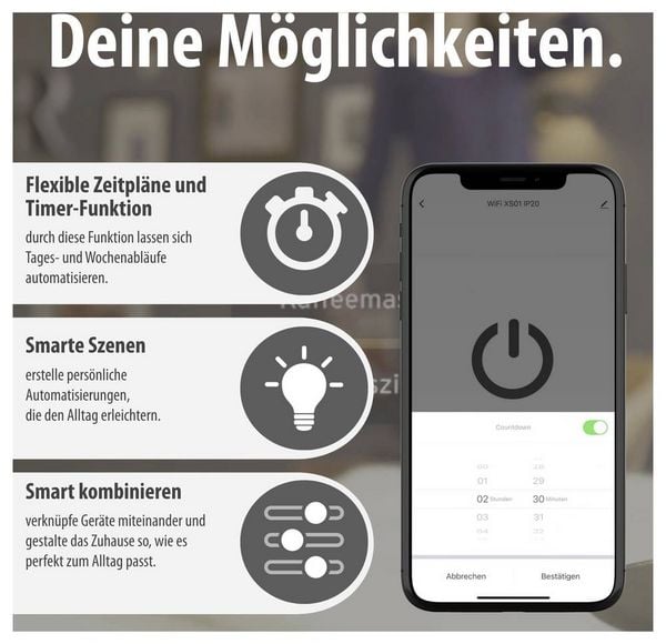Produktbild: Brennenstuhl 1159760946 Steckdosenleiste Schwarz Schutzkontakt 1St.