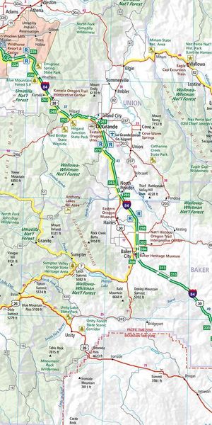 Produktbild: Hallwag Strassenkarte USA, Pacific Northwest 1:1 Mio.