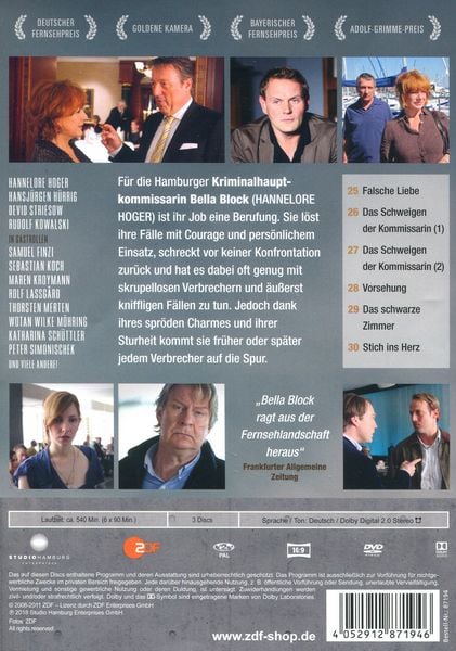Produktbild: Bella Block - Box 5 (Fall 25-30) [3 DVDs]