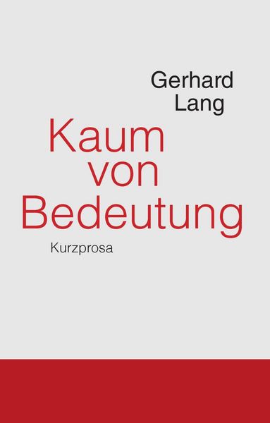 Produktbild: Kaum von Bedeutung