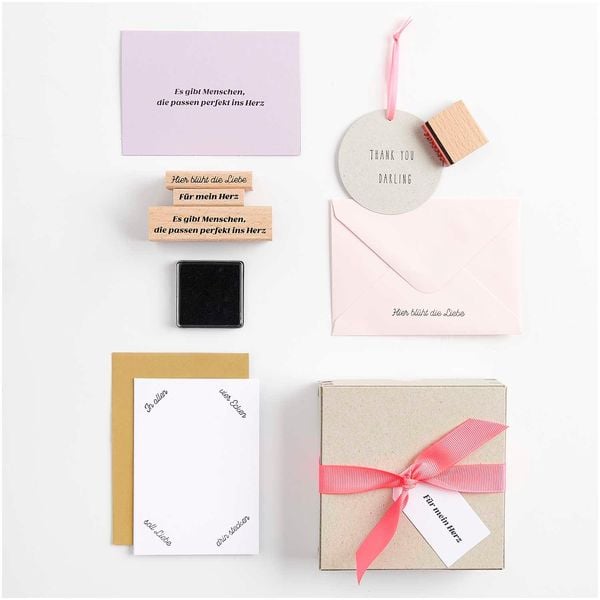 Produktbild: Stempelset La Vie en Rose, Poesiealbum