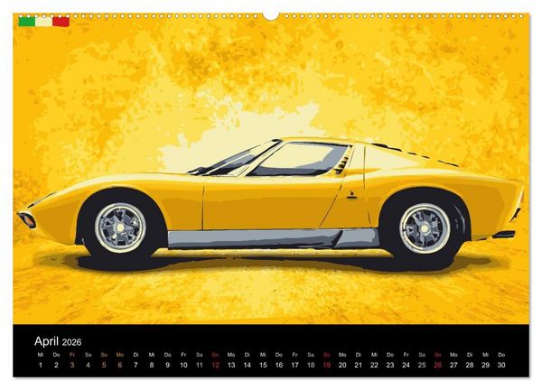 Produktbild: DIE GLORREICHEN ZW&Ouml;LF (Wandkalender 2026 DIN A2 quer), CALVENDO Monatskalender