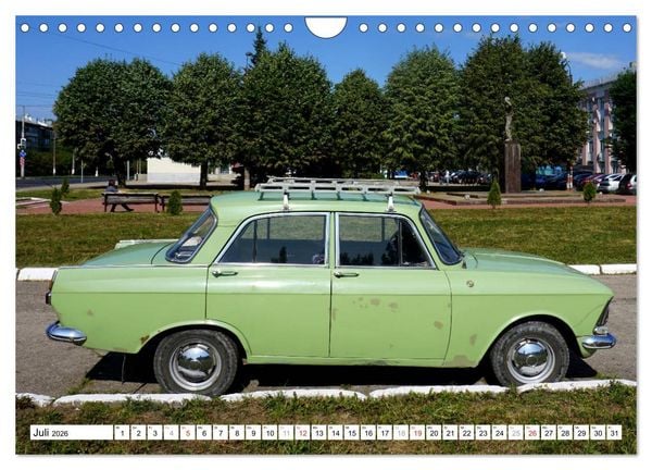 Produktbild: Sowjet-Mobile - Oldtimer der UdSSR (Wandkalender 2026 DIN A4 quer), CALVENDO Monatskalender