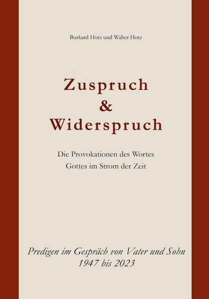 Produktbild: Zuspruch und Widerspruch