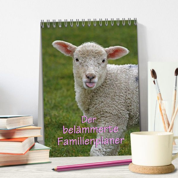 Produktbild: Der bel&auml;mmerte Familienplaner (Tischkalender 2026 DIN A5 hoch), CALVENDO Monatskalender