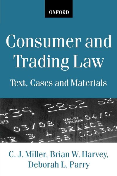 Produktbild: Consumer and Trading Law