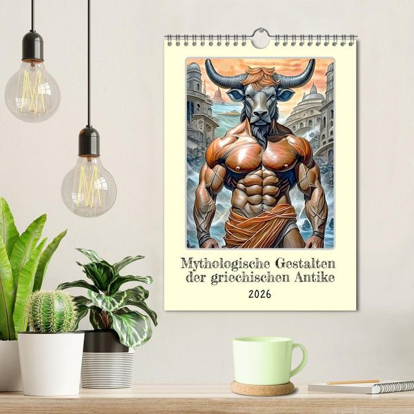Produktbild: Mythologische Gestalten der griechischen Antike (Wandkalender 2026 DIN A4 hoch), CALVENDO Monatskalender