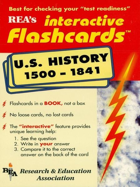 Produktbild: United States History 1500-1841 Interactive Flashcards Book