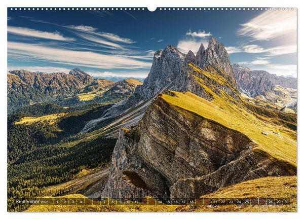 Produktbild: Bella Italia - Berge und Meer (hochwertiger Premium Wandkalender 2026 DIN A2 quer), Kunstdruck in Hochglanz