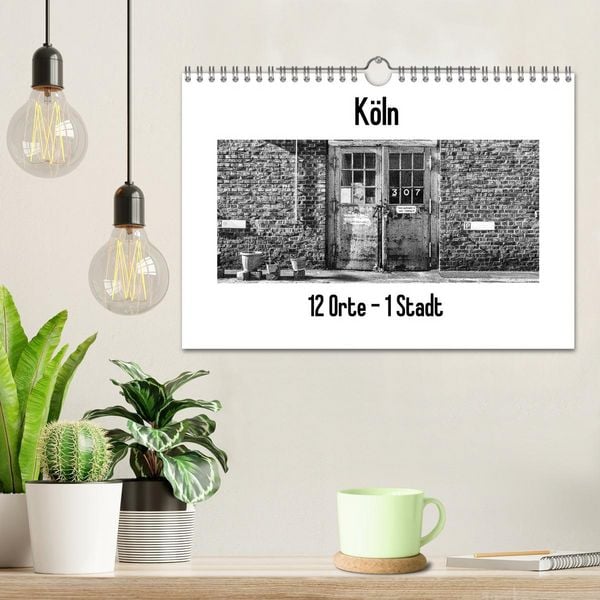 Produktbild: K&ouml;ln. 12 Orte - 1 Stadt (Wandkalender 2026 DIN A4 quer), CALVENDO Monatskalender