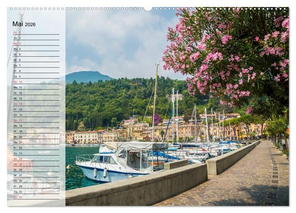 Produktbild: GARDASEE Idyllische Orte (hochwertiger Premium Wandkalender 2026 DIN A2 quer), Kunstdruck in Hochglanz