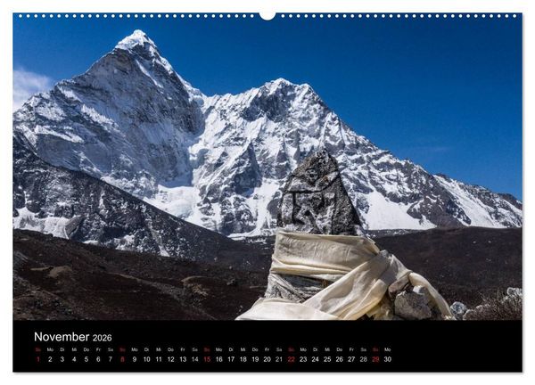 Produktbild: Buddhismus im Himalaya (hochwertiger Premium Wandkalender 2026 DIN A2 quer), Kunstdruck in Hochglanz
