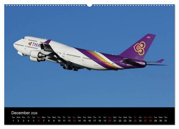 Produktbild: Big Jets (High Quality Premium Wall Calendar 2026 DIN A2 landscape),CALVENDO 12 Month Wall Calendar