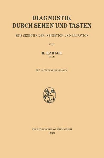 Produktbild: Diagnostik durch Sehen und Tasten
