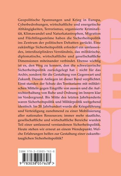 Produktbild: Schweizerische Sicherheitspolitik im internationalen Kontext von 1815 bis heute