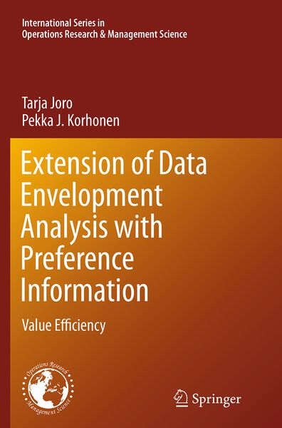 Produktbild: Extension of Data Envelopment Analysis with Preference Information