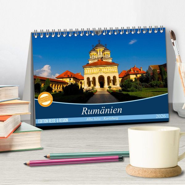 Produktbild: Rum&auml;nien, Alba Iulia - Karlsburg (Tischkalender 2026 DIN A5 quer), CALVENDO Monatskalender