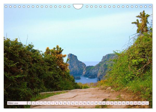 Produktbild: Cornwall im Fr&uuml;hling (Wandkalender 2026 DIN A4 quer), CALVENDO Monatskalender