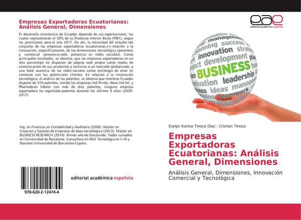 Produktbild: Empresas Exportadoras Ecuatorianas: An&aacute;lisis General, Dimensiones