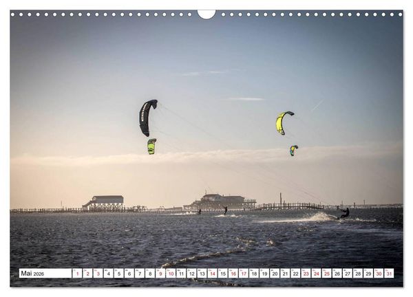 Produktbild: Impressionen aus Sankt Peter-Ording (Wandkalender 2026 DIN A3 quer), CALVENDO Monatskalender