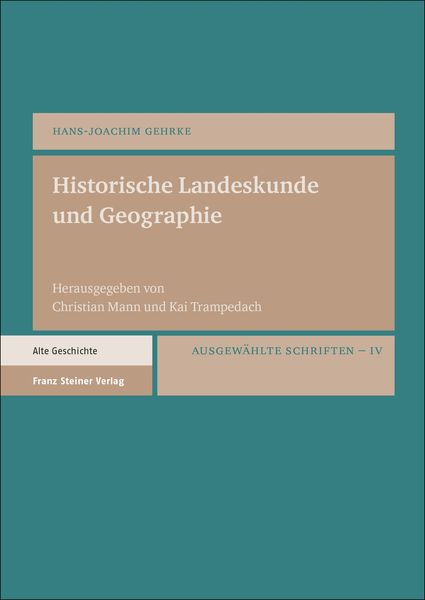 Produktbild: Historische Landeskunde und Geographie