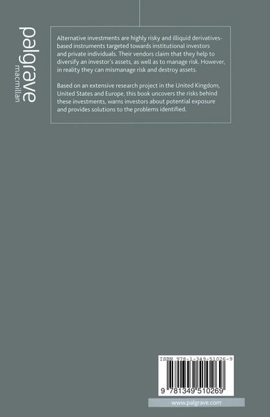 Produktbild: Alternative Investments and the Mismanagement of Risk