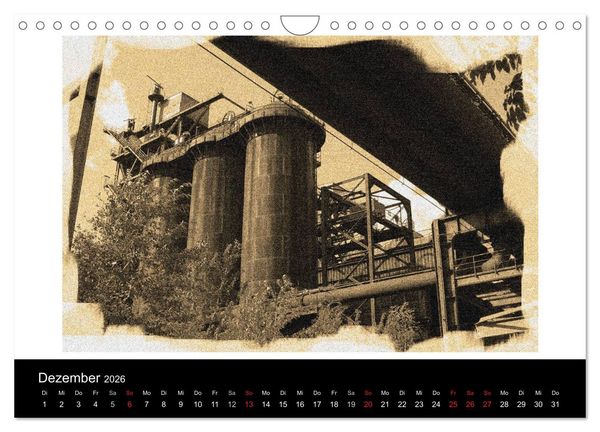 Produktbild: Landschaftspark Duisburg-Nord (Wandkalender 2026 DIN A4 quer), CALVENDO Monatskalender