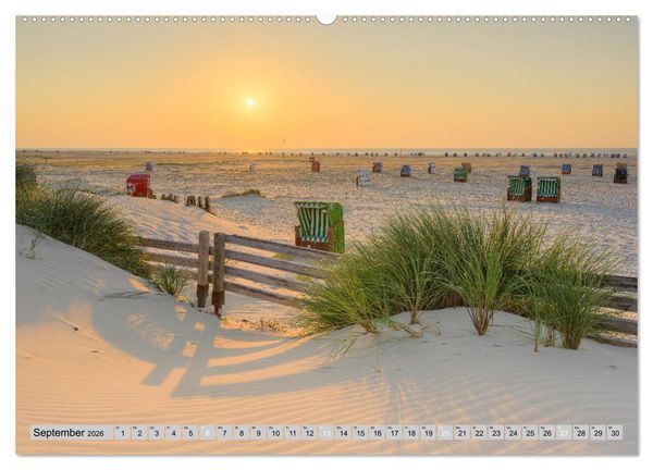 Produktbild: Wundersch&ouml;nes Amrum (hochwertiger Premium Wandkalender 2026 DIN A2 quer), Kunstdruck in Hochglanz