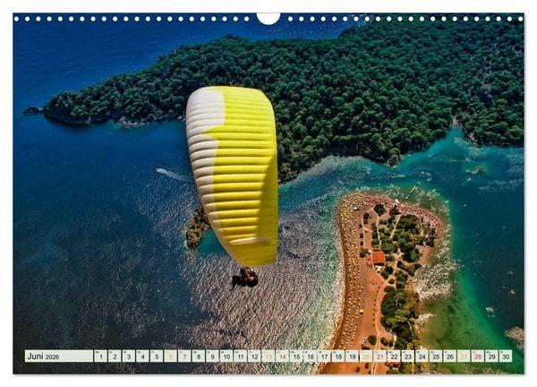 Produktbild: Freiheit und Abenteuer - Paragliding (Wandkalender 2026 DIN A3 quer), CALVENDO Monatskalender