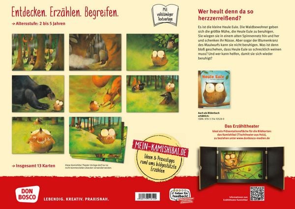 Produktbild: Heule Eule. Kamishibai Bildkartenset