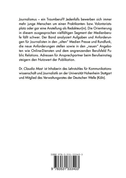 Berufsziel Journalismus