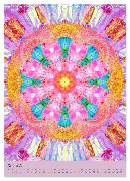 Produktbild: Bl&uuml;hende Mandalas (Wandkalender 2026 DIN A3 hoch), CALVENDO Monatskalender